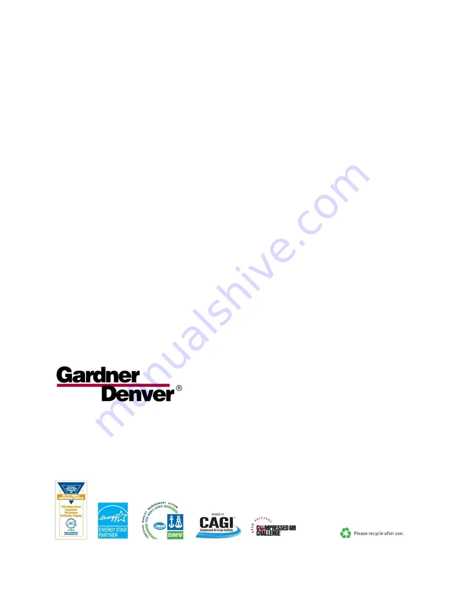 Gardner Denver EBM99M 60 Скачать руководство пользователя страница 96