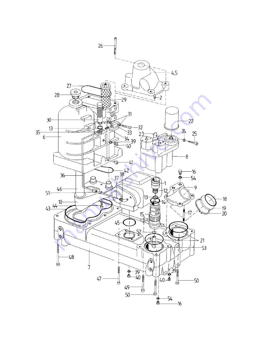 Gardner Denver EFD-25 HP Скачать руководство пользователя страница 54