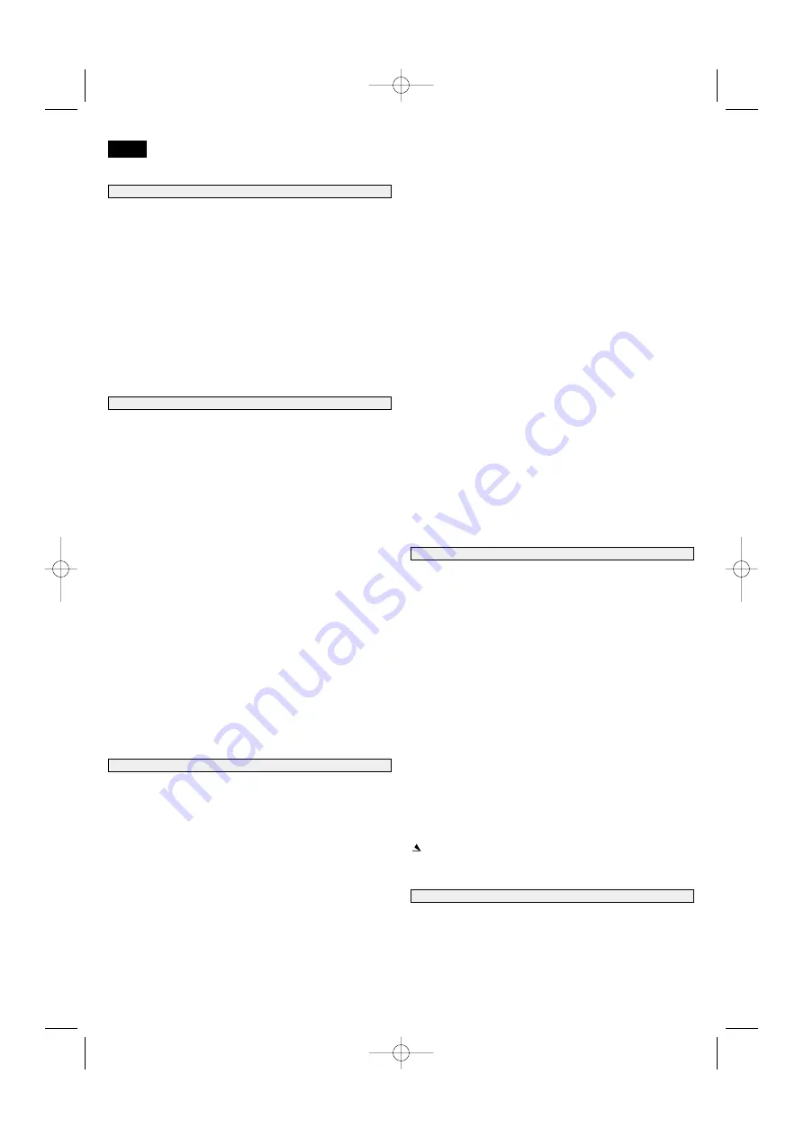 Gardol GE 37 Operator'S Manual Download Page 18