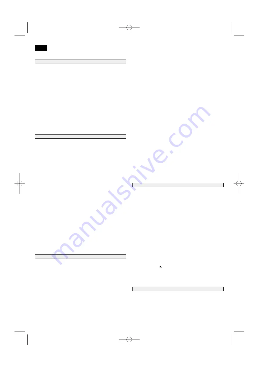 Gardol GE 37 Operator'S Manual Download Page 36