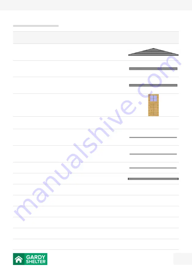 GARDY SHELTER 7022 Assembly Instructions Manual Download Page 23