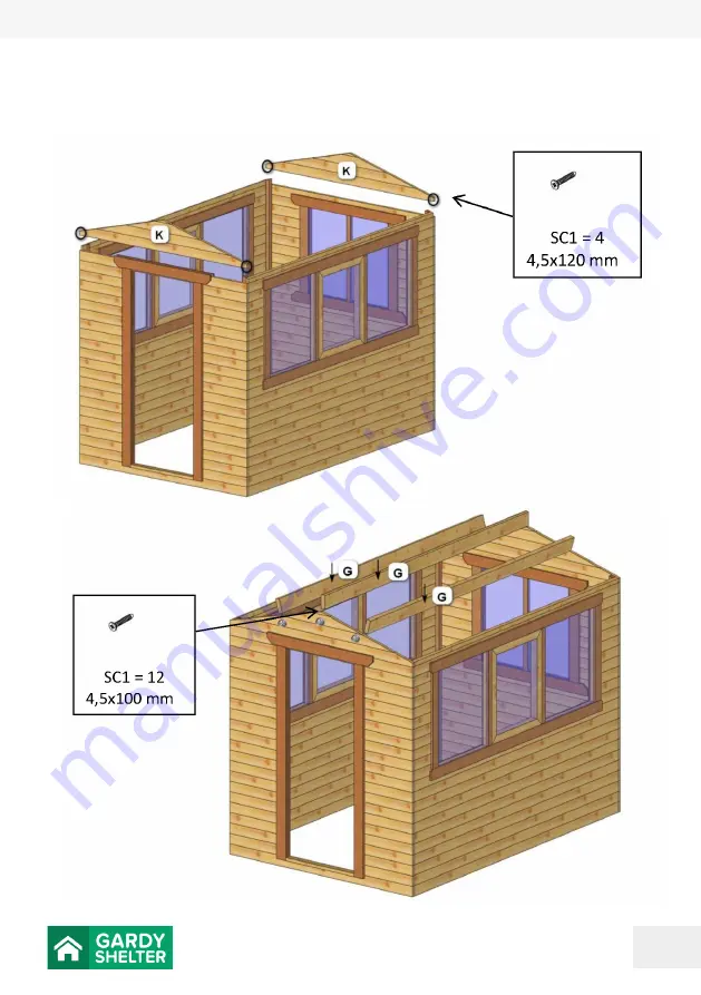 GARDY SHELTER 7022 Скачать руководство пользователя страница 45