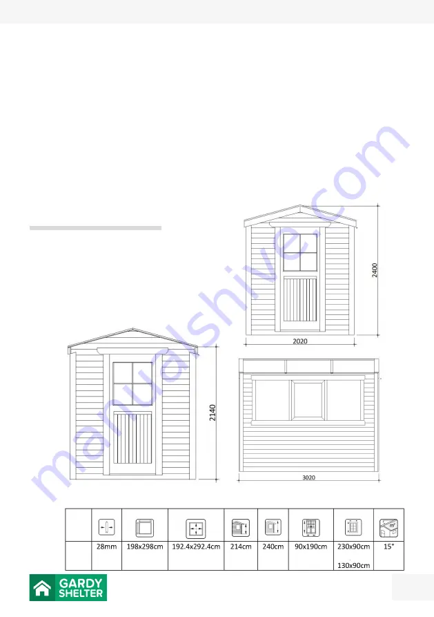 GARDY SHELTER 7022 Assembly Instructions Manual Download Page 85