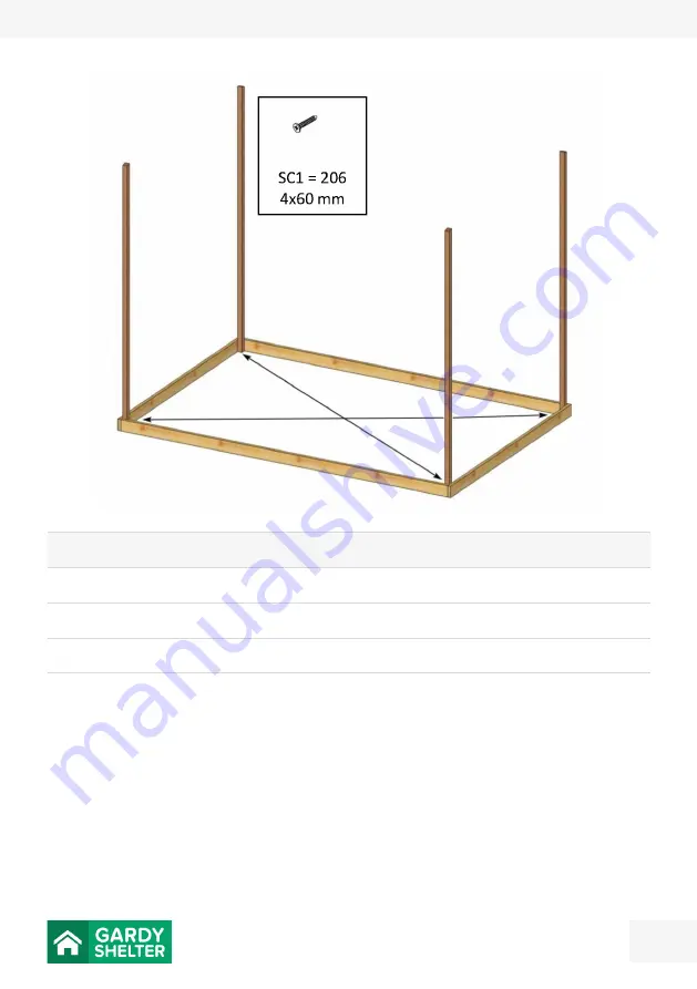 GARDY SHELTER 7022 Assembly Instructions Manual Download Page 89