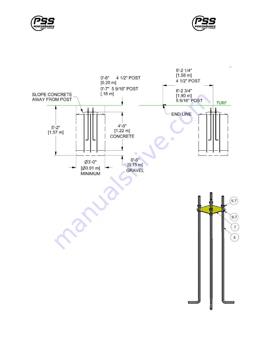 Gared Sports PSS FGP400 Series Installation And Maintenance Instructions Manual Download Page 11