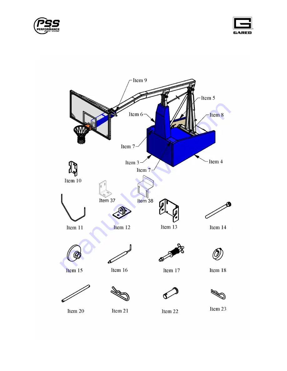 Gared Pro-S 9616 Installation, Operation And Maintenance Manual Download Page 7