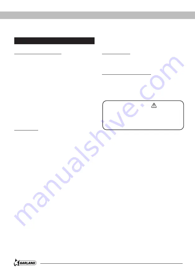 Garland 7A3 Instruction Manual Download Page 120