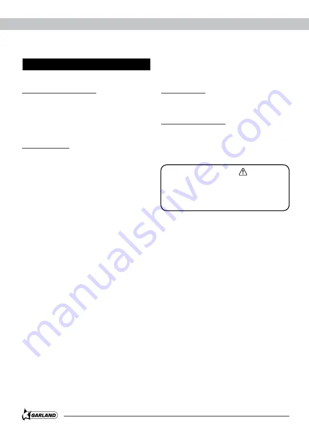 Garland AMAZON 1055 XE Instruction Manual Download Page 42