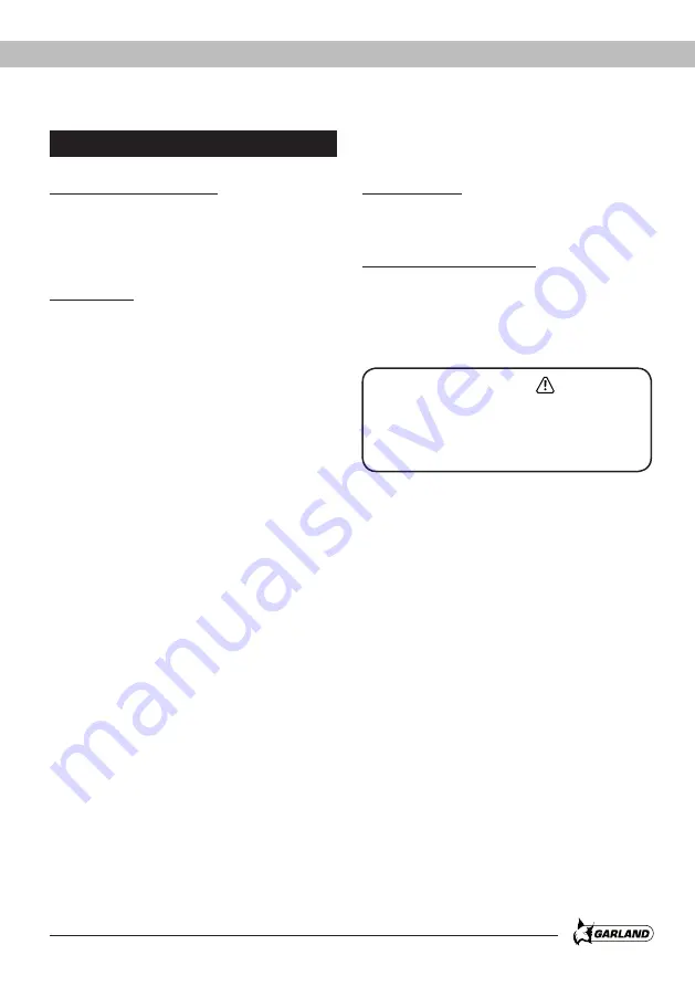 Garland AMAZON 909 XE 4T Instruction Manual Download Page 69