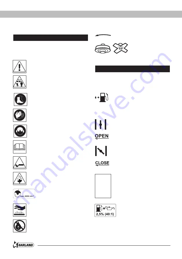 Garland BEST 711 G Instruction Manual Download Page 56