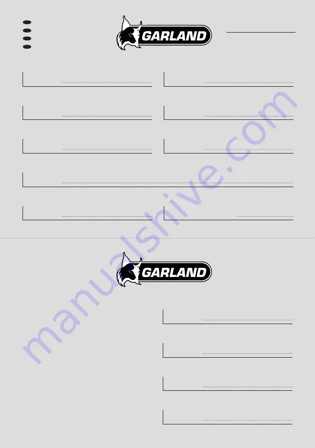 Garland BEST 711 G Instruction Manual Download Page 147