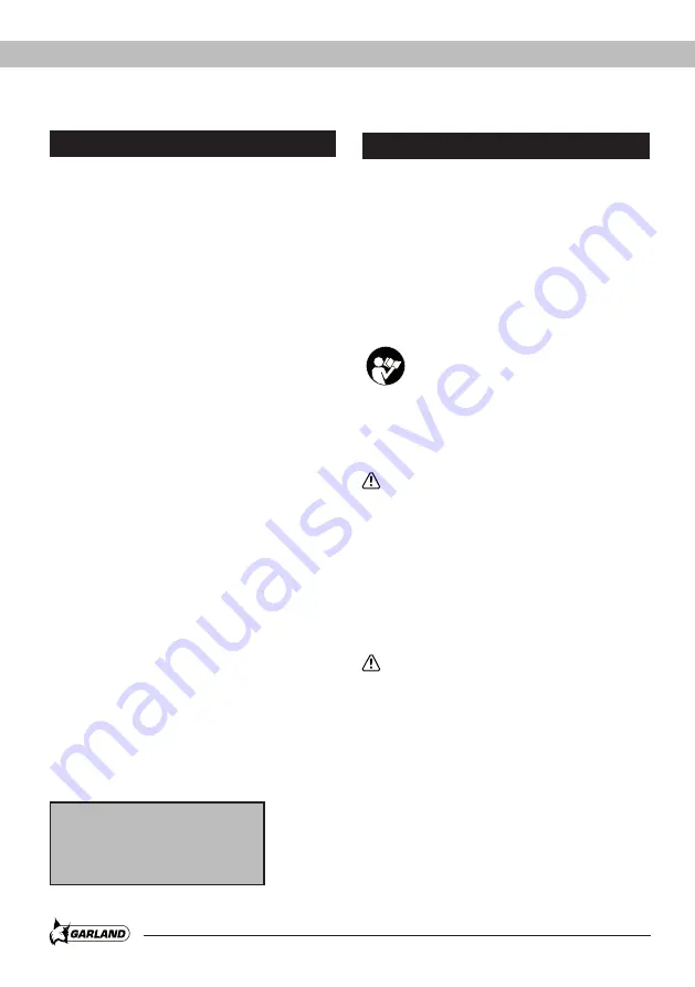 Garland ELITE 624 QG Instruction Manual Download Page 78