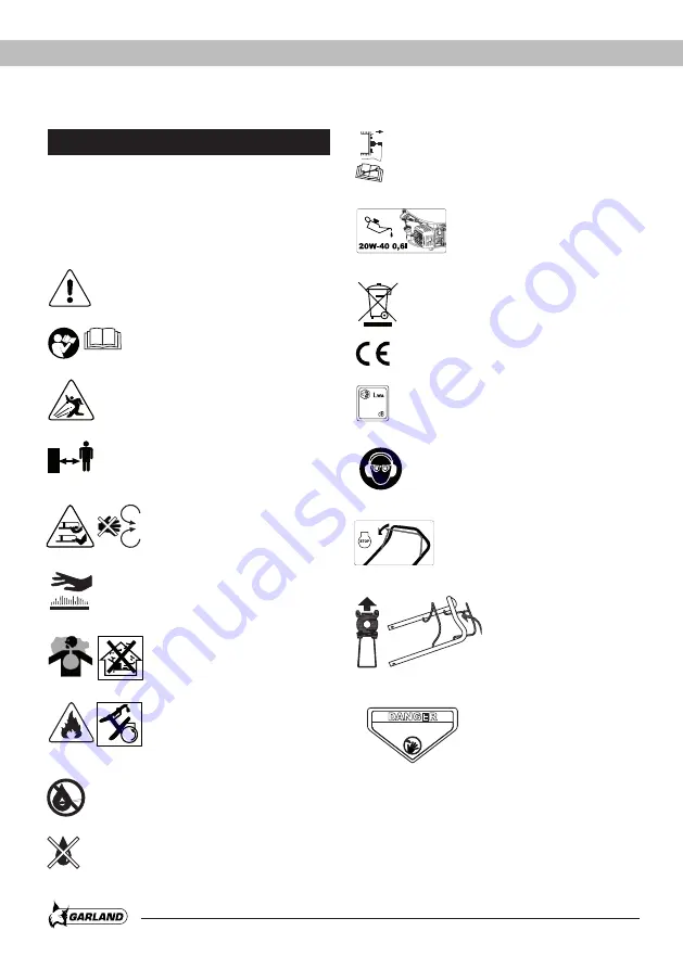 Garland GRASS 755 SG Instruction Manual Download Page 60