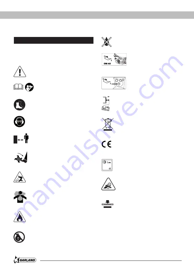 Garland MULE 1162 NRQG Скачать руководство пользователя страница 38