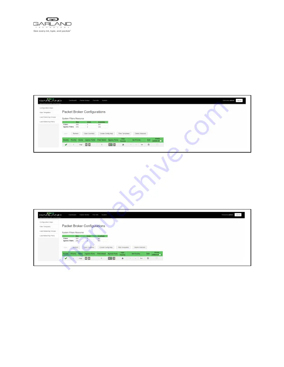 Garland PacketMAX GAA10G10AC User Manual Download Page 22