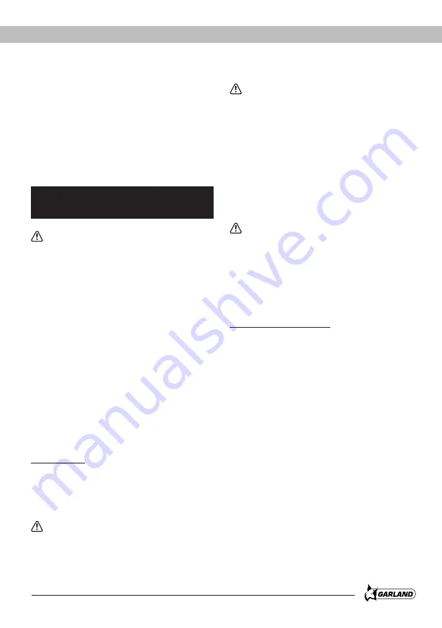 Garland ROLL&COMB 602 QG Instruction Manual Download Page 3