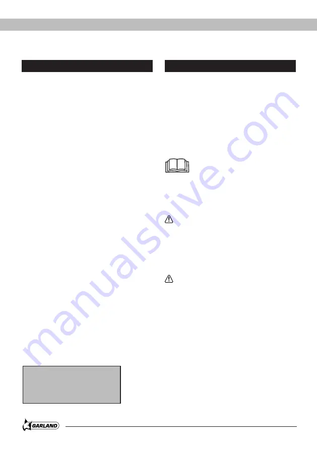 Garland ROLL&COMB 602 QG Instruction Manual Download Page 26