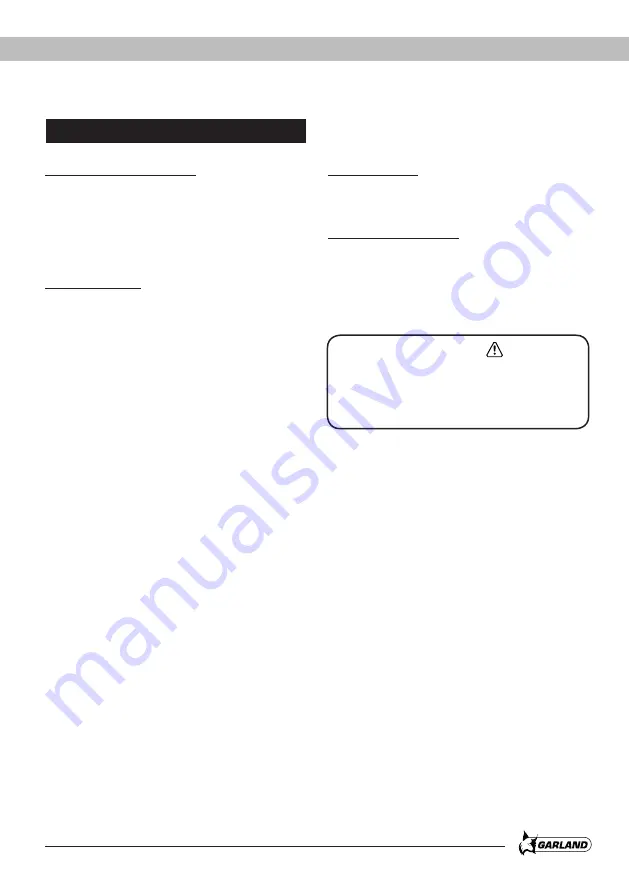 Garland SET 353 FE Instruction Manual Download Page 59