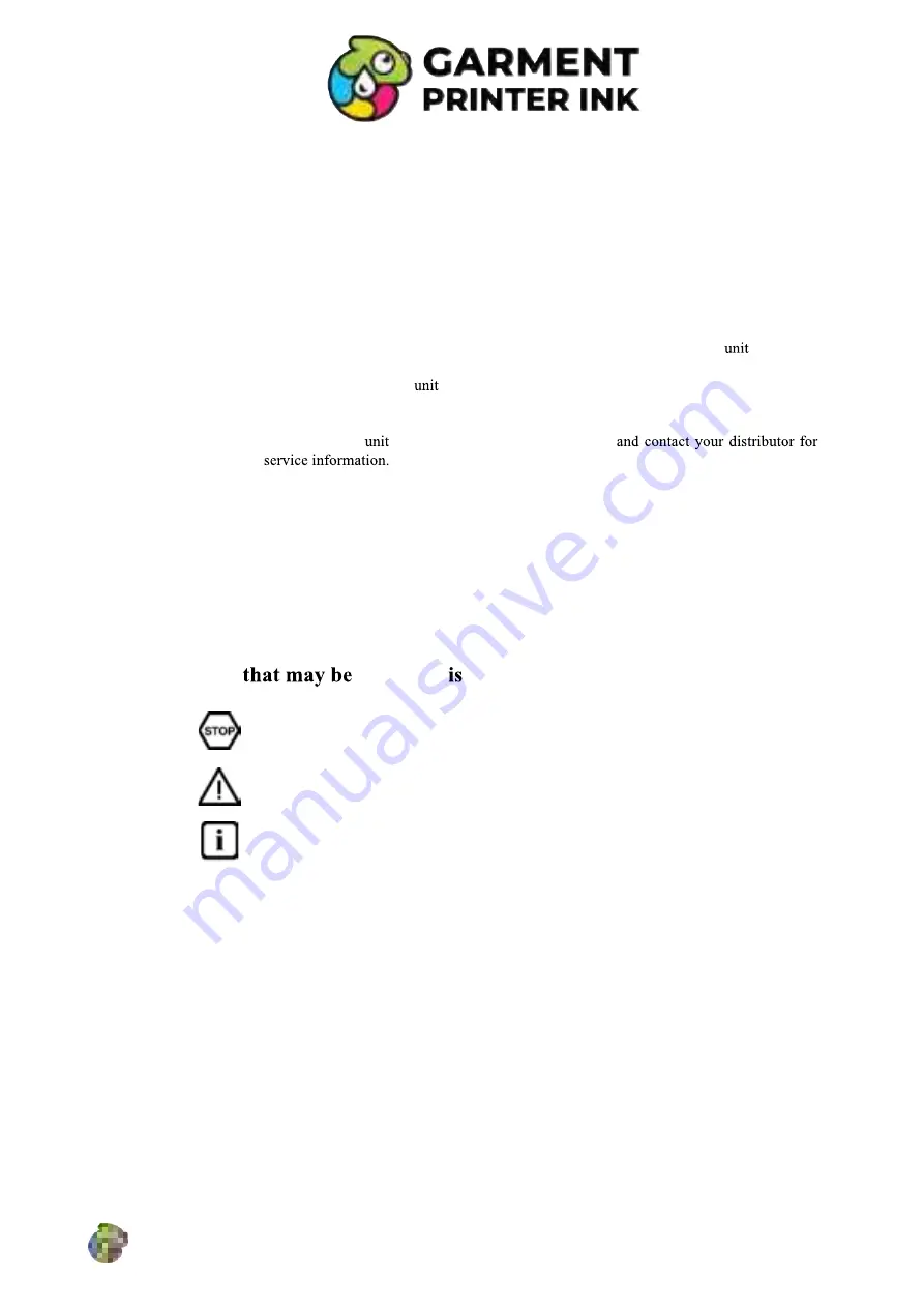 Garment Printer Ink V16 Automatic Shaker Unit Installation, Operation & Maintenance Manual Download Page 3