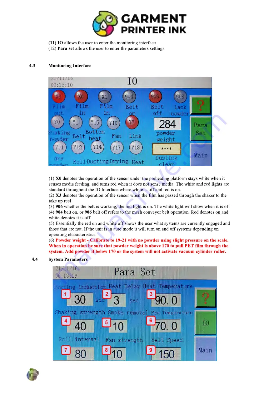 Garment Printer Ink V16 Automatic Shaker Unit Installation, Operation & Maintenance Manual Download Page 14