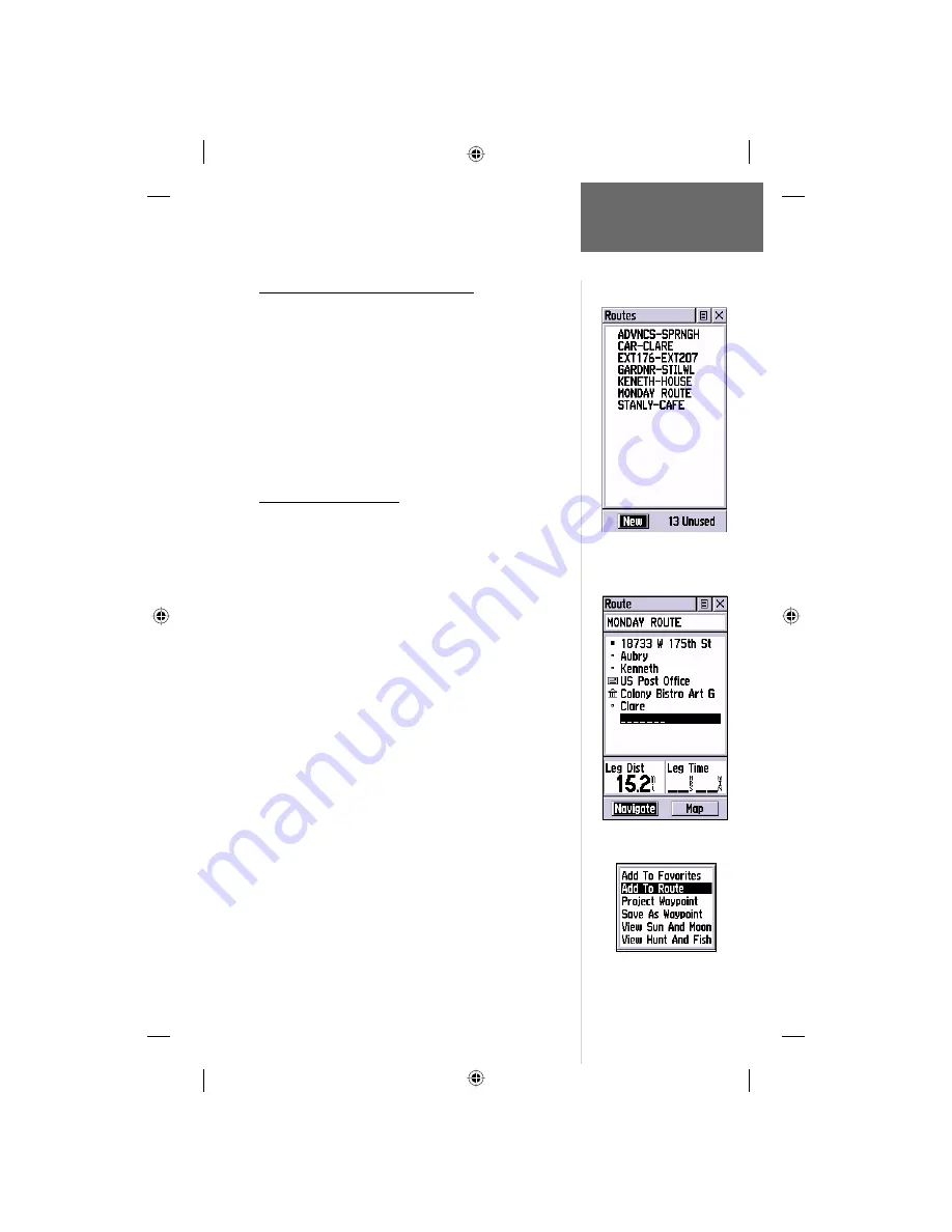 Garmin Etrex Legend - GPS Receiver Owner'S Manual And Reference Manual Download Page 43