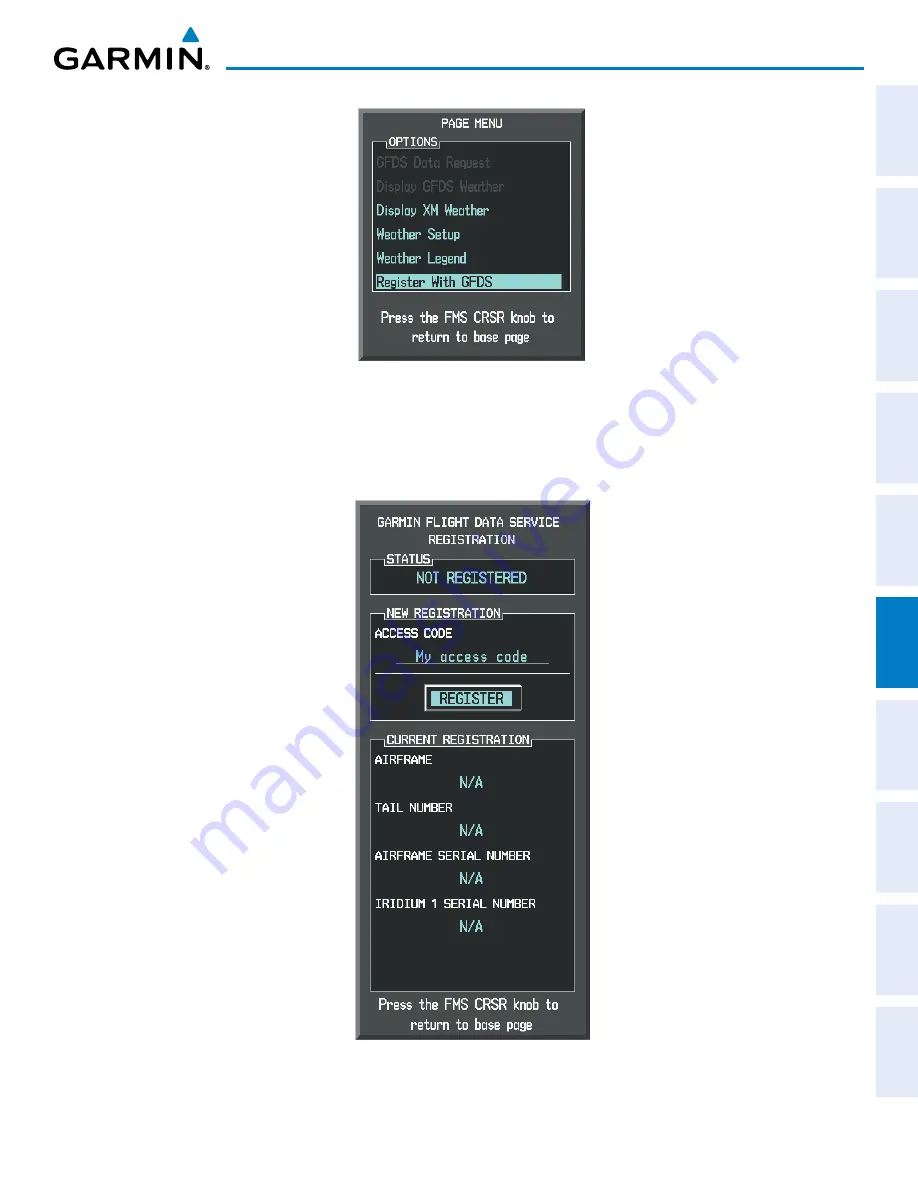 Garmin G1000 Diamond DA42NG Pilot'S Manual Download Page 325