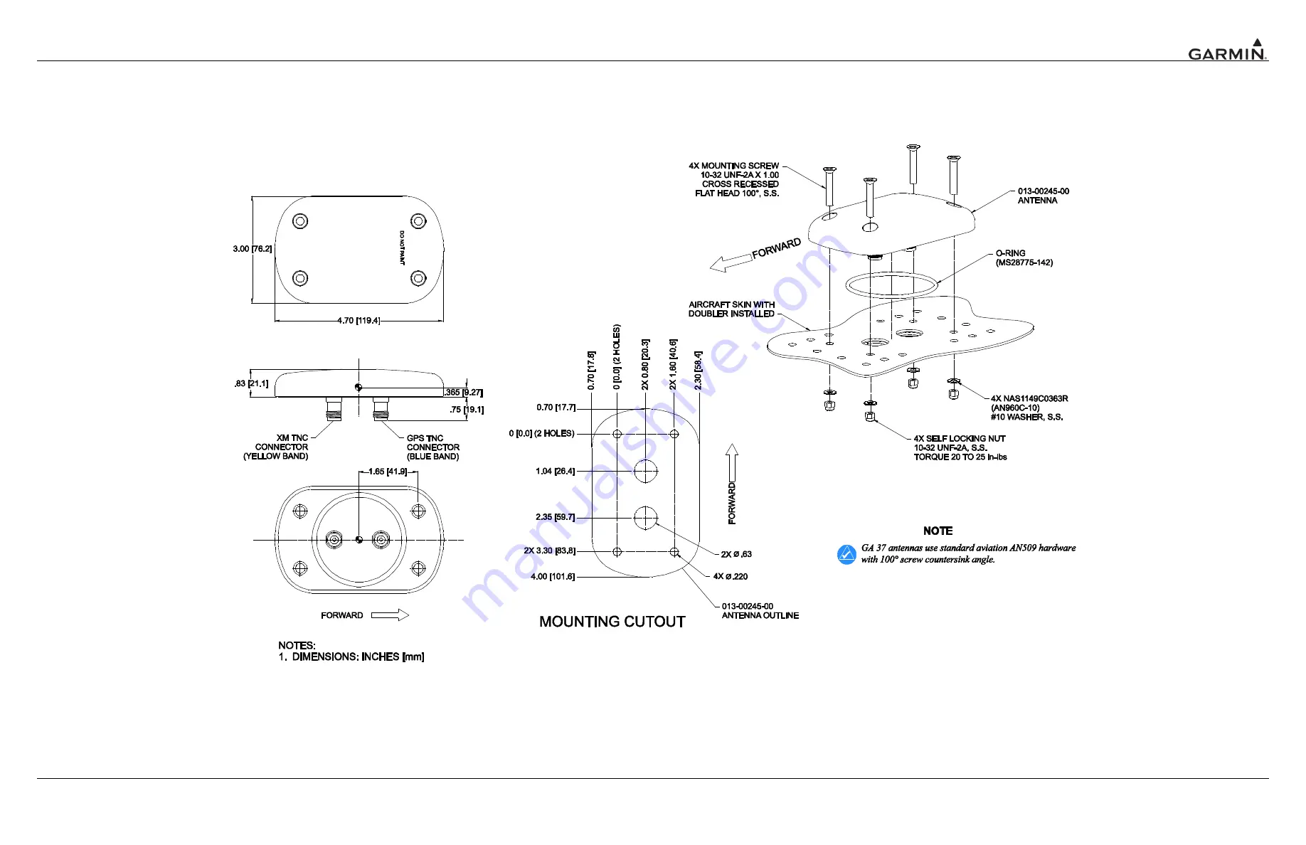 Garmin GA 35 Installation Instructions Manual Download Page 16