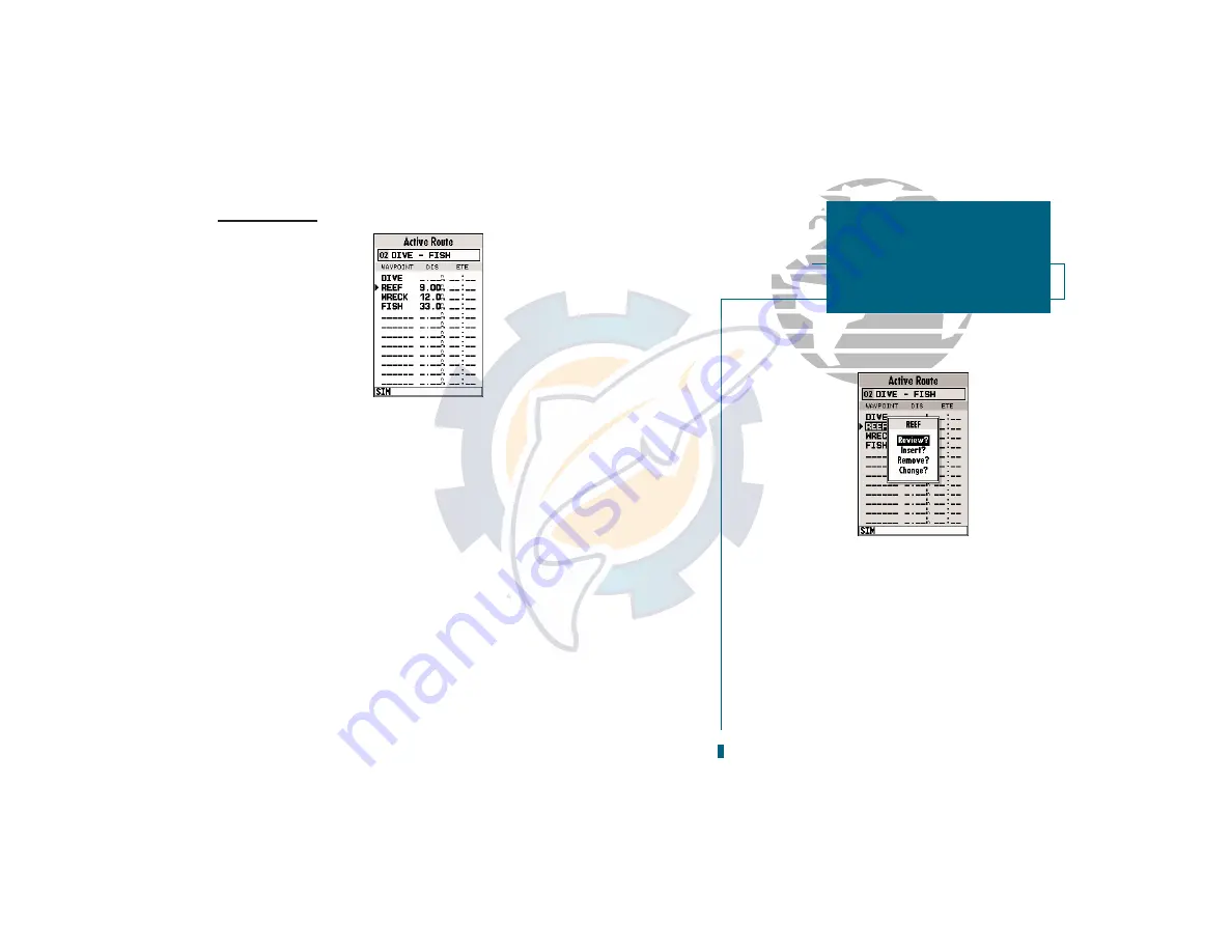 Garmin GPSMAP 180 Owner'S Manual And Reference Manual Download Page 65