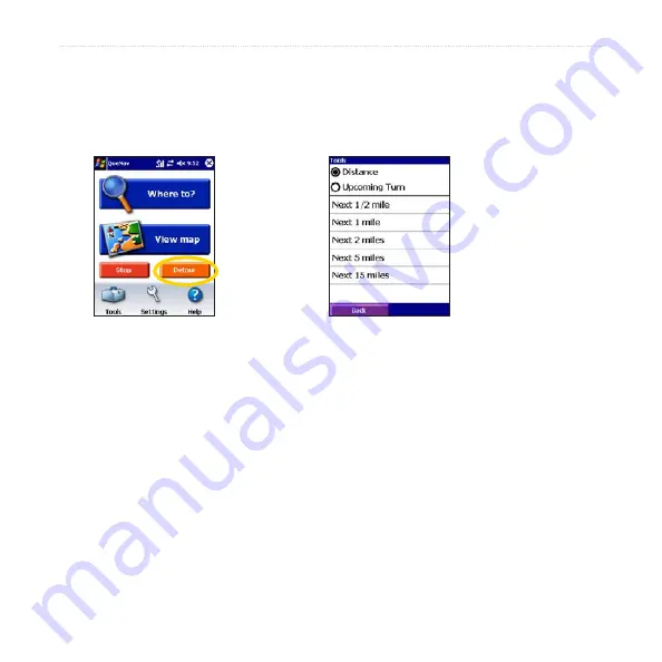 Garmin iQue M4 - Win Mobile Quick Reference Manual Download Page 16