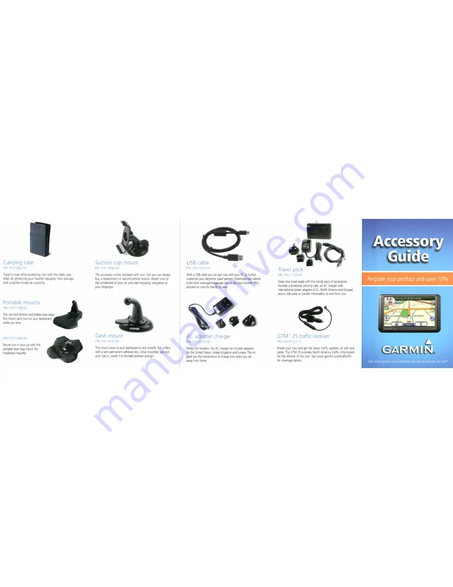 Garmin Nuvi 465 Quick Start Manual Download Page 9