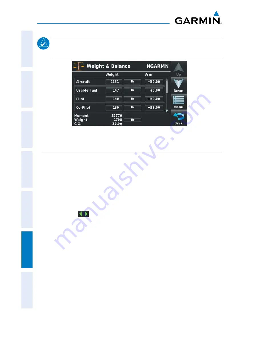 Garmin nuvi 500-Series Pilot'S Manual Download Page 204