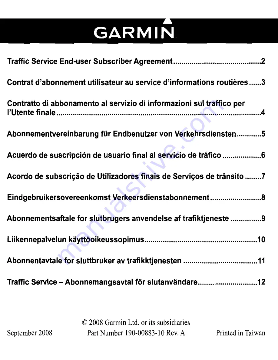 Garmin nuvi 705 series Quick Start Manual Download Page 91