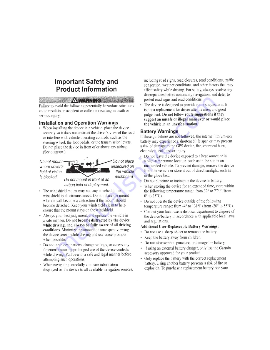 Garmin Zumo 395 Quick Start Manual Download Page 16