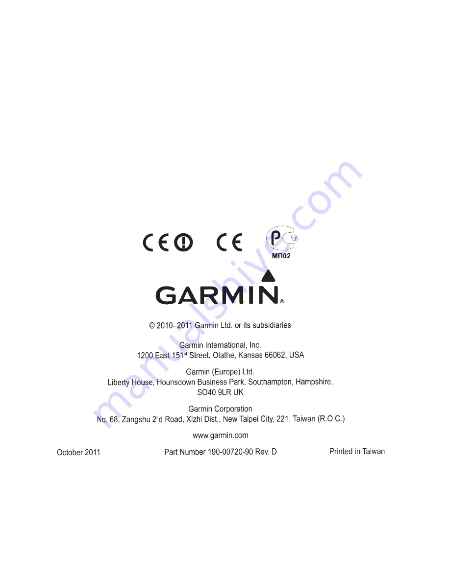 Garmin Zumo 395 Quick Start Manual Download Page 20