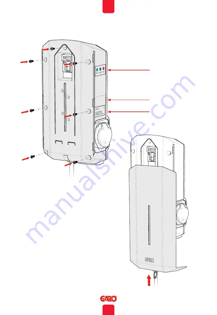 GARO Wallbox GLB Series Assembly Instructions / End User Instruction Download Page 15