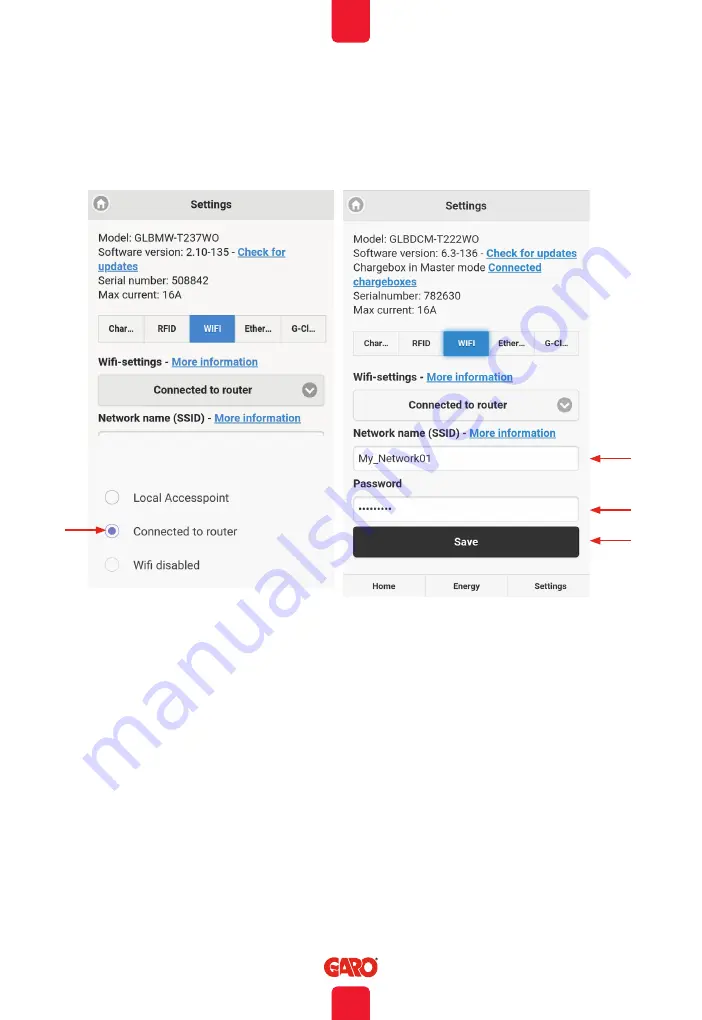 GARO Wallbox GLB Series Скачать руководство пользователя страница 40