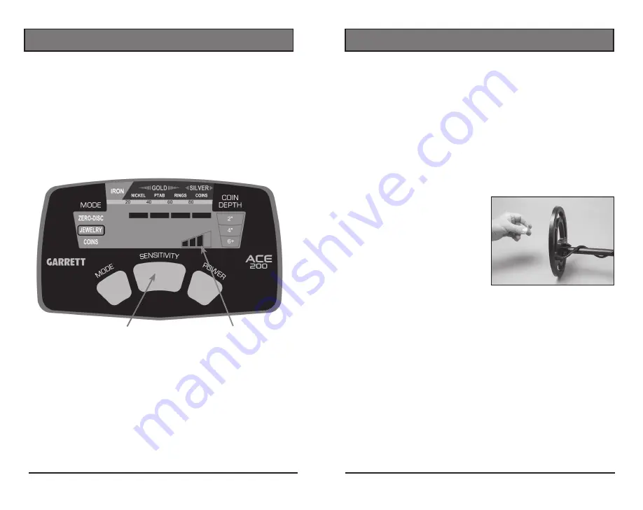 Garrett ACE 200 Owner'S Manual Download Page 7