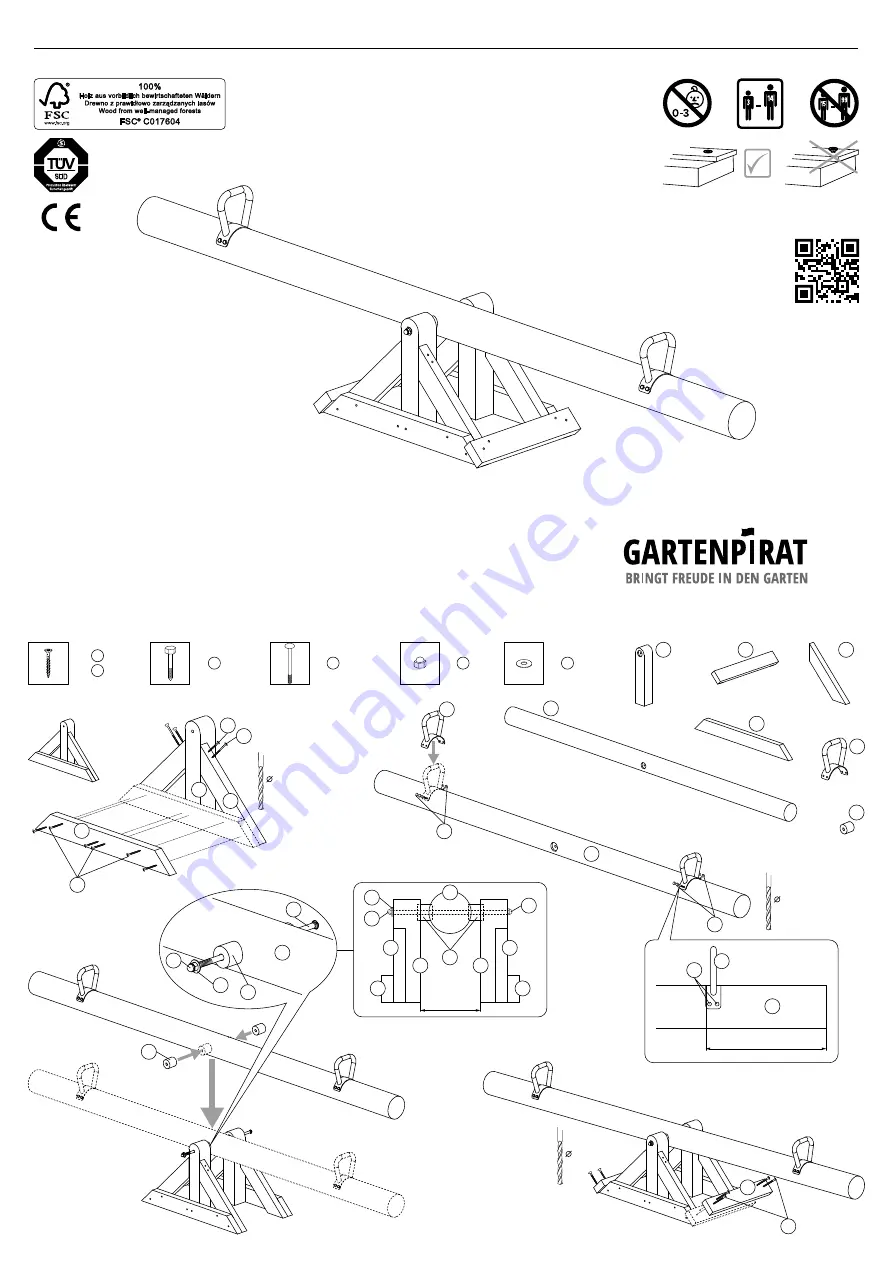 gartenpirat GP1701 Assembly Instruction Download Page 1