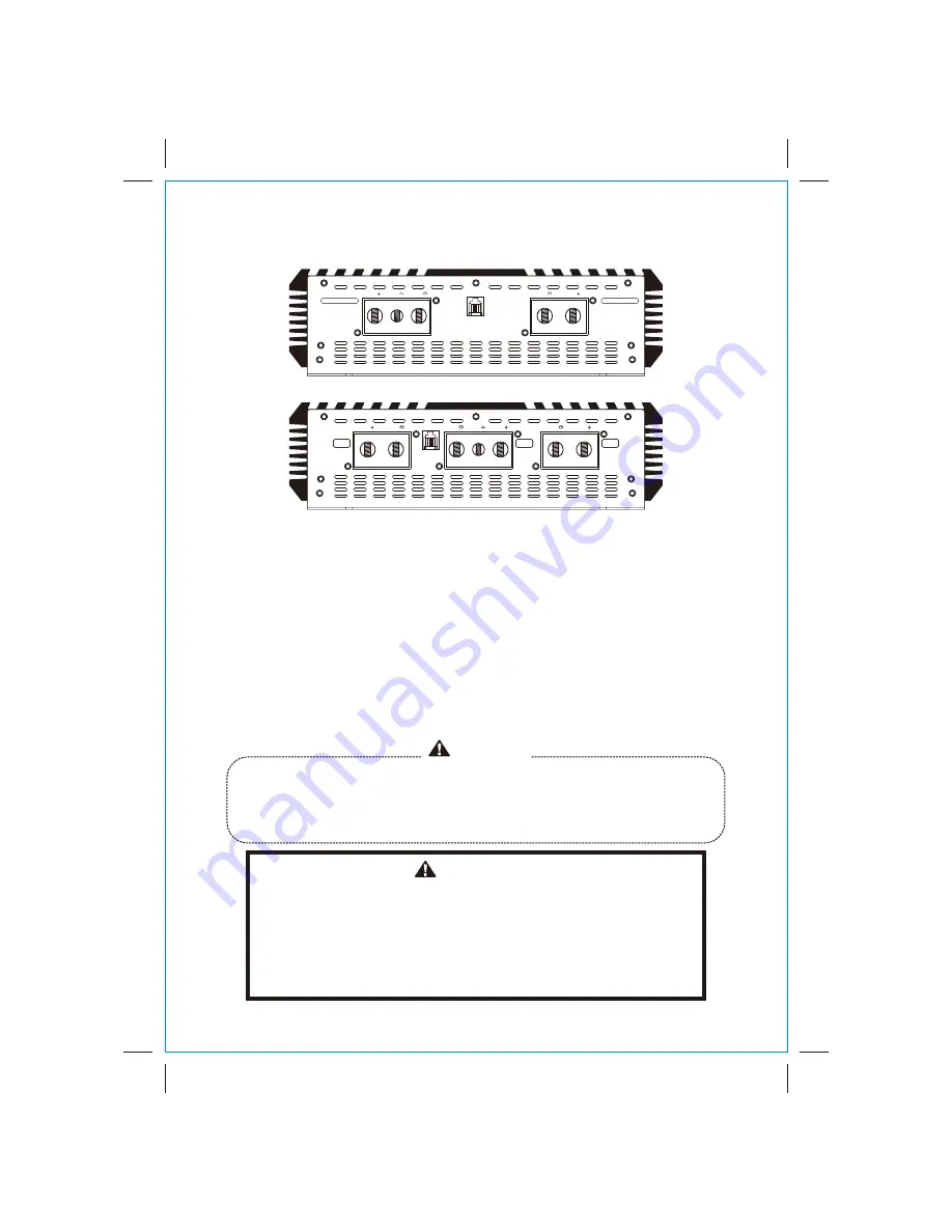 GAS Car Audio COMPETITION 12000.1D Owner'S Manual Download Page 5