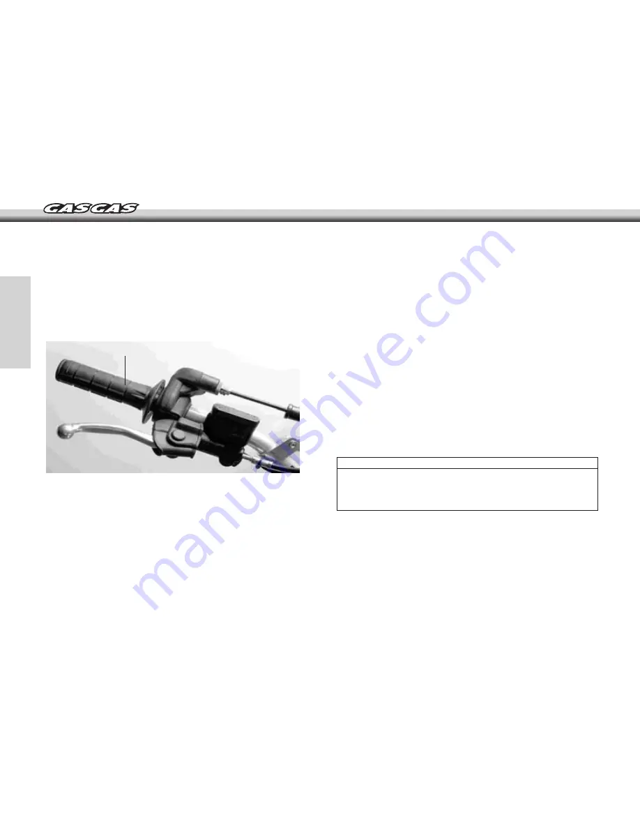 GAS GAS 2007 enducross EC User Manual Download Page 18