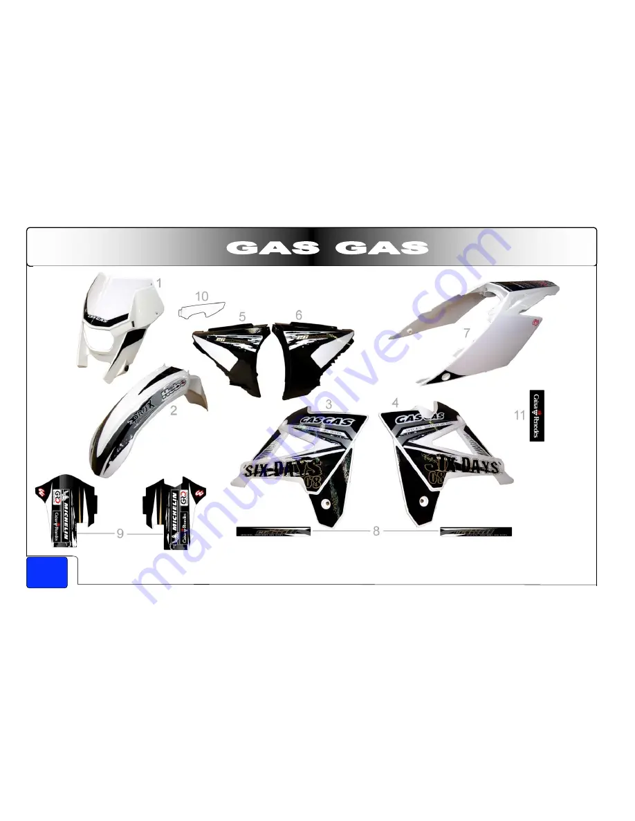 GAS GAS 2009 EC 125 2T Parts List Download Page 67