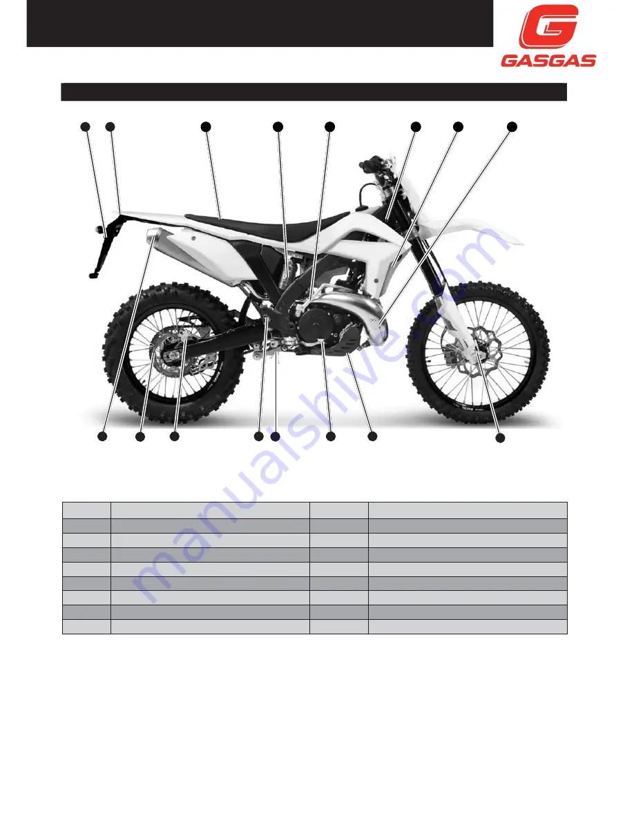 GAS GAS EC 2T 20012501300cc RACING Owner'S Manual Download Page 13