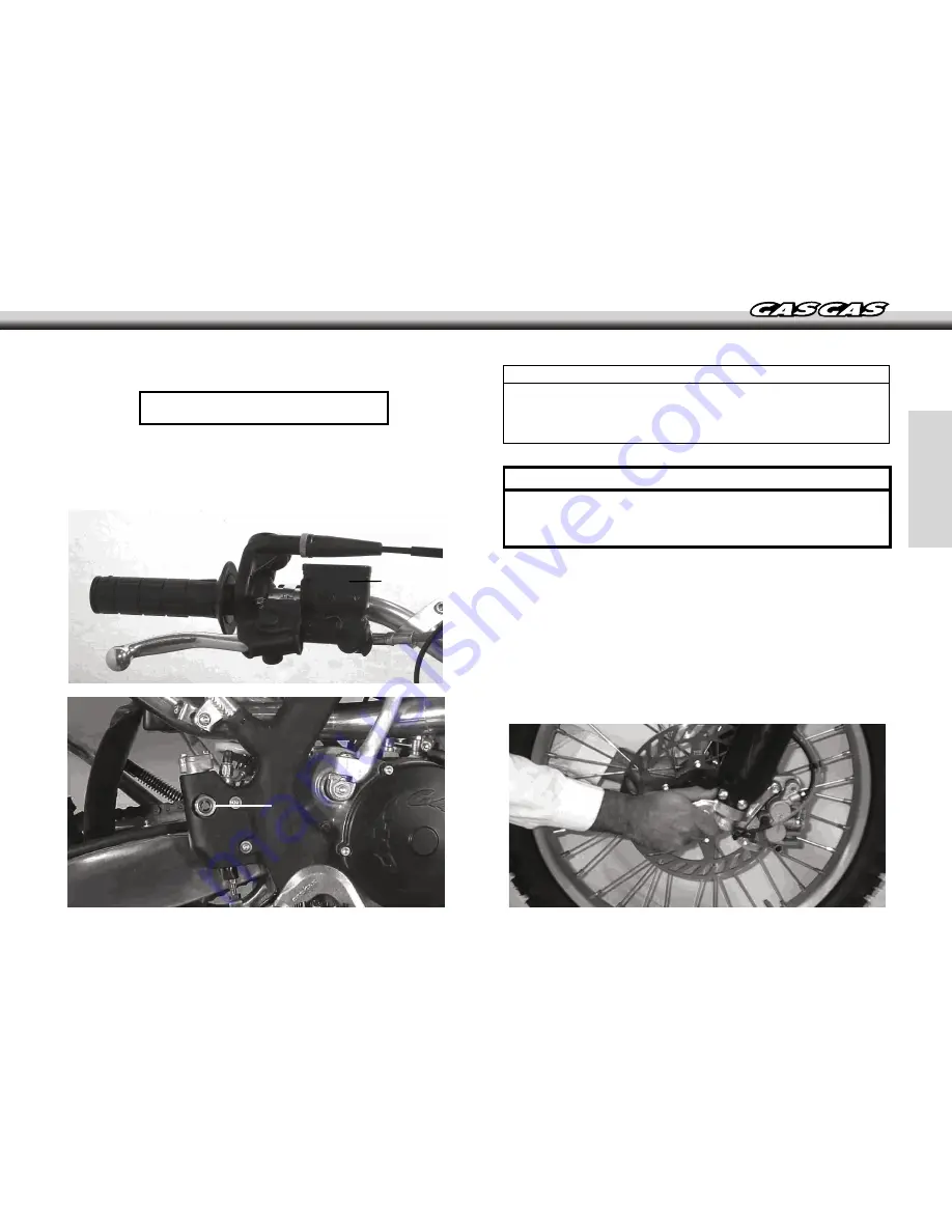 GAS GAS FSR 450 - 2007 User Manual Download Page 31