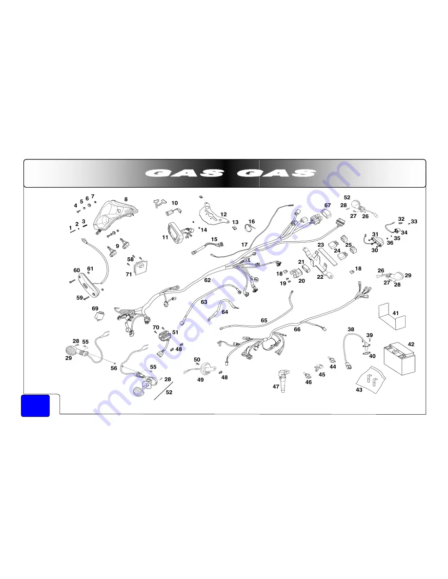 GAS GAS QUAD - PART LIST 2007 Parts List Download Page 38