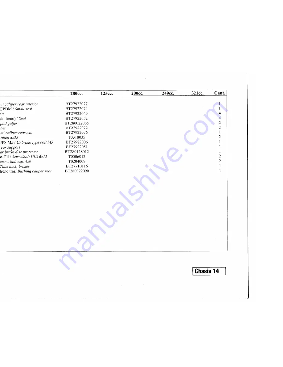 GAS GAS TXT - PART LIST 2001 Скачать руководство пользователя страница 35