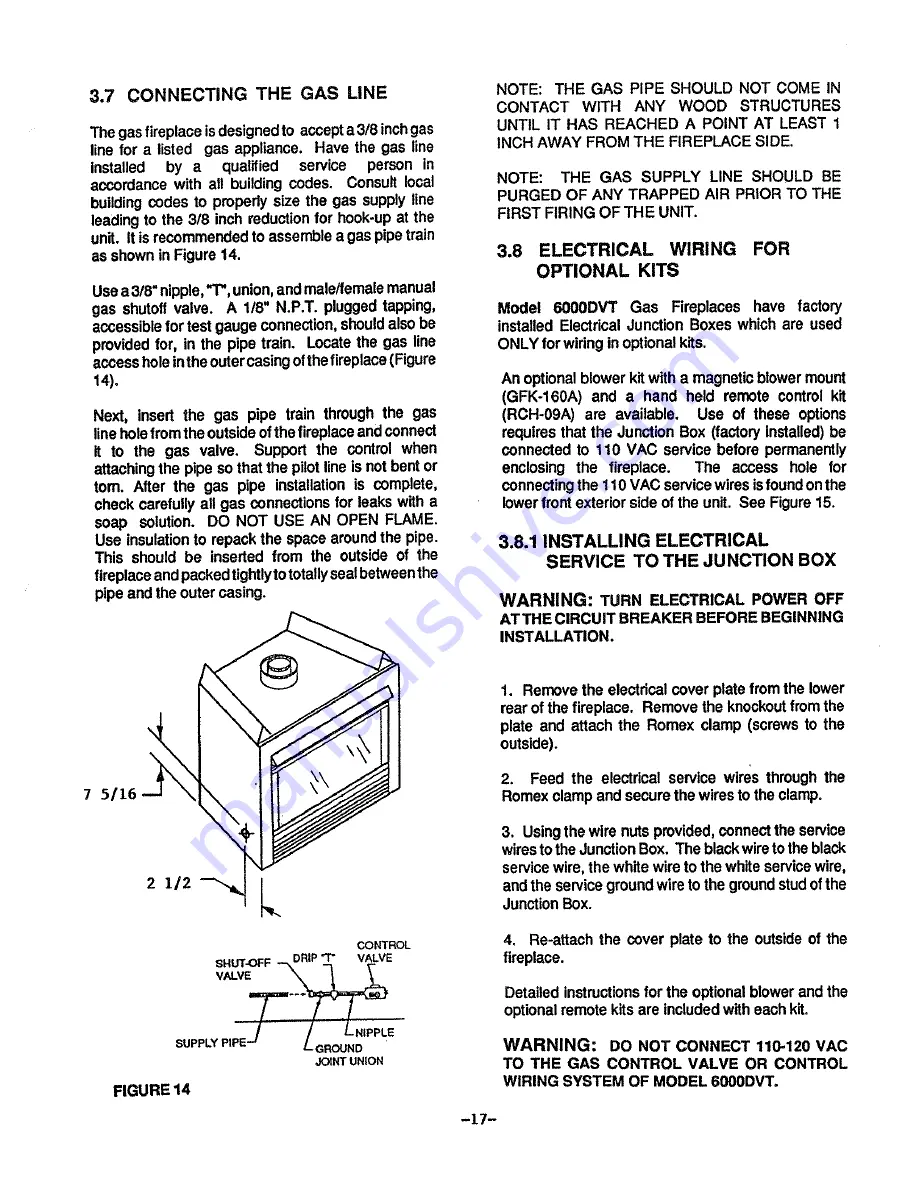 Gas Technologies 6000DVT Installation And Operator'S Manual Download Page 19