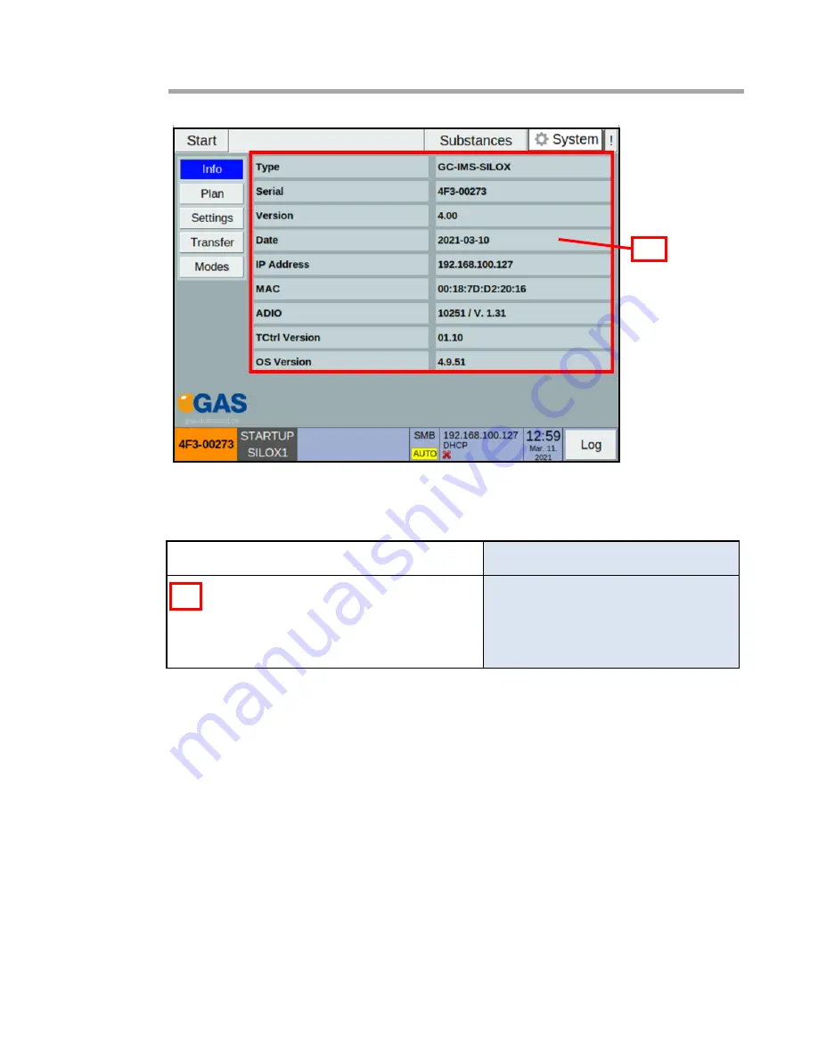 GAS GC-IMS-SILOX User Manual Download Page 102