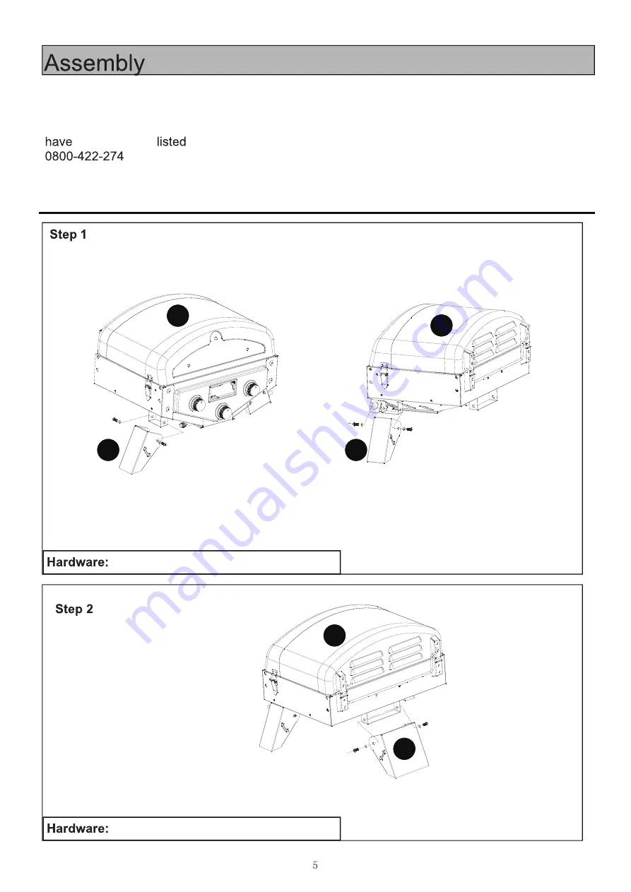 gascraft TAILGATE KS16280RDS Manual Download Page 5