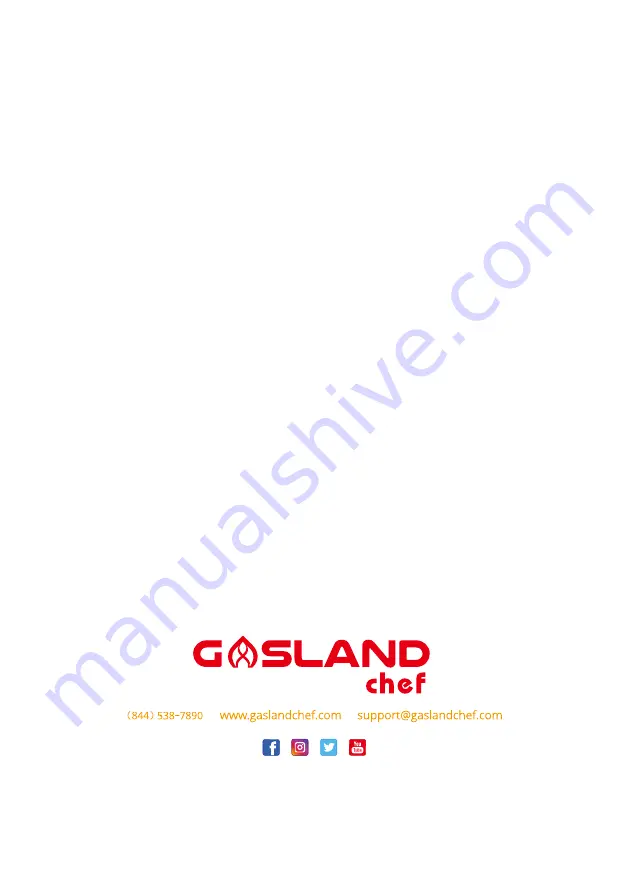 GASLAND chef ES606MS Instructions For Installation And Use Manual Download Page 20