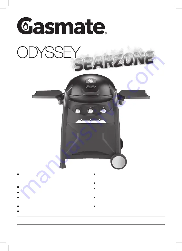 Gasmate SEARZONE ODYSSEY3T Скачать руководство пользователя страница 1